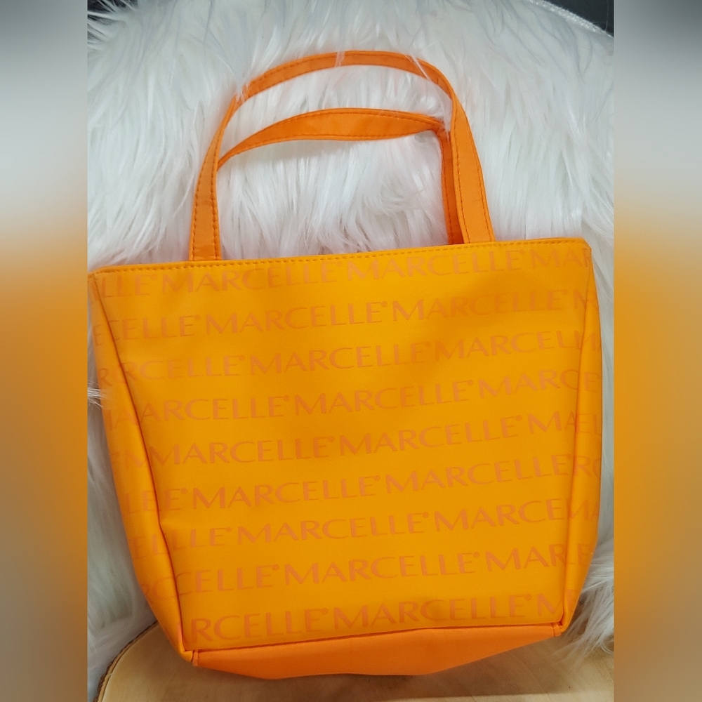 Marcelle Orange Tote Bag